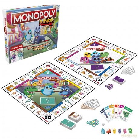 Monopoly - Junior 2 in1 [GRA PLANSZOWA]