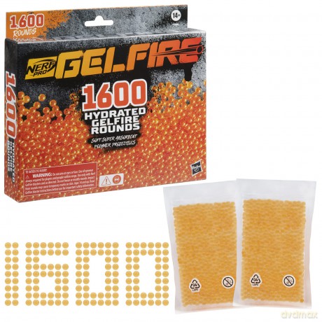 NERF - 1600 Hydrated Gelfire Rounds