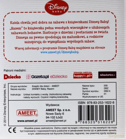 Disney Baby - Razem [KSIĄŻKA]