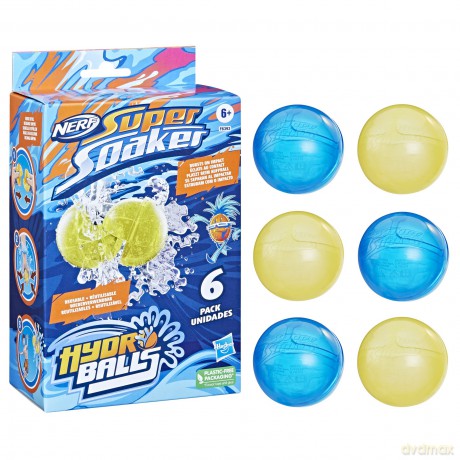 NERF - Super Soaker Hydro Balls (6 Pack) Toys