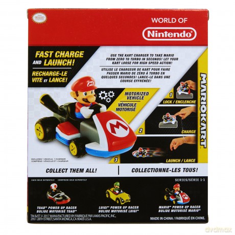 Nintendo - Mario Kart Racers - Mario Power Up Cars