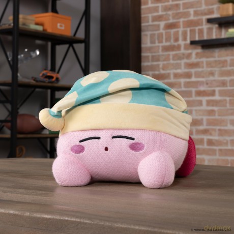 Nintendo - TOMY Plush - Knitted Kirby Sleeping Mega