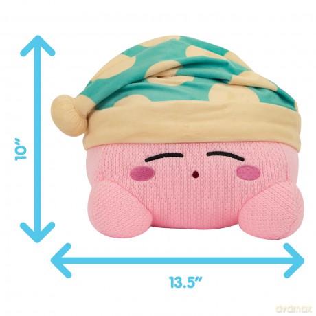 Nintendo - TOMY Plush - Knitted Kirby Sleeping Mega