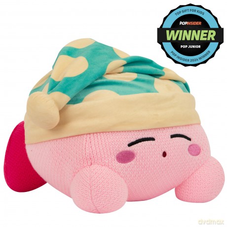 Nintendo - TOMY Plush - Knitted Kirby Sleeping Mega