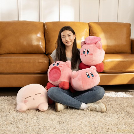 Nintendo - TOMY Plush - Mocchi Mocch Mega Sleeping Kirby Plush