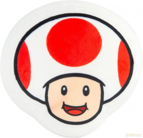 Nintendo - TOMY Plush - Super Mario Junior Mocchi - Mario Toad (Red)