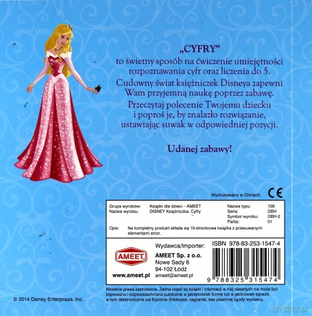 Disney Księżniczka. Cyfry [KSIĄŻKA]