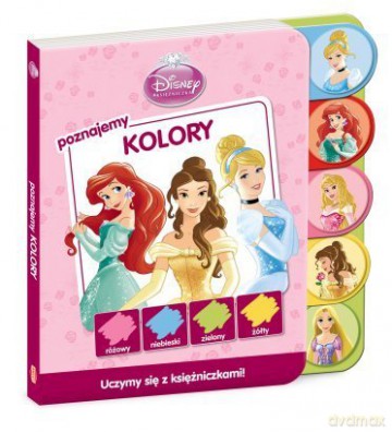 Disney Księżniczka. Poznajemy kolory [KSIĄŻKA]