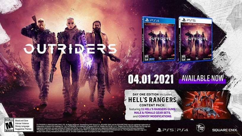 Outriders - Day One Edition (English/Polish/Czech Box) [GRA PS4]