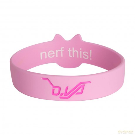 Overwatch - D.Va Rubber Band Bracelet (Pink)