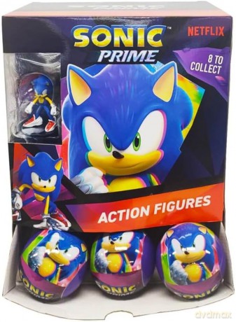 P.M.I. - Sonic Prime - Capsule Articulated - 1 Pack (S1) Action Figure (7.5cm) (Random) (SON6008)