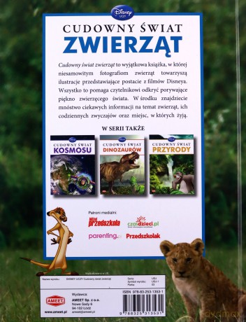 Disney Ucz się z nami Cudowny świat zwierząt Ameet [KSIĄŻKA]