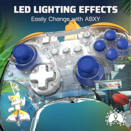 PDP Realmz Wired Controller - Sonic The Hedgehog (Tails) [GRA SWITCH]