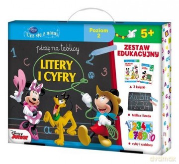 Disney Ucz się z nami. Piszę...litery i cyfry [KSIĄŻKA]