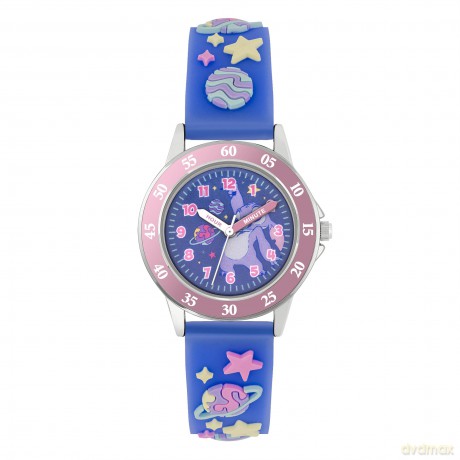 Peers Hardy - Disney Lilo And Stitch Purple 3D Time Teacher Strap Watch