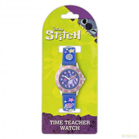 Peers Hardy - Disney Lilo And Stitch Purple 3D Time Teacher Strap Watch