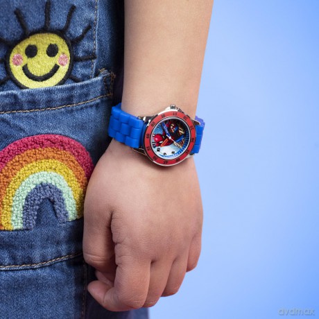 Peers Hardy - Disney Marvel Spiderman Blue Strap Watch