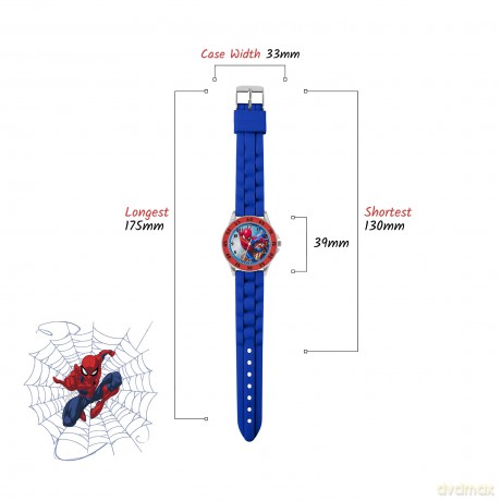 Peers Hardy - Disney Marvel Spiderman Blue Strap Watch