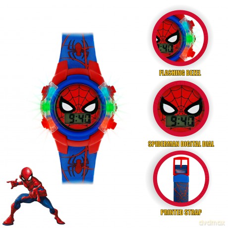 Peers Hardy - Disney Marvel Spiderman Printed Silicone Strap Watch