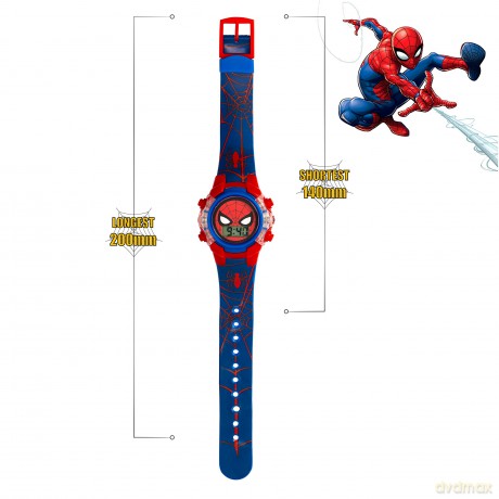 Peers Hardy - Disney Marvel Spiderman Printed Silicone Strap Watch