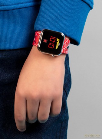 Peers Hardy - Disney Marvel Spiderman Red Strap Led Watch