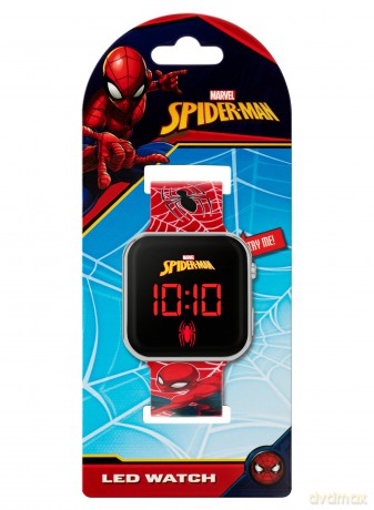 Peers Hardy - Disney Marvel Spiderman Red Strap Led Watch
