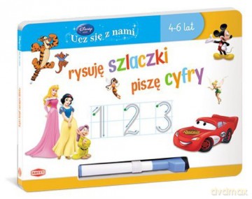 Disney Ucz się z nami. Rysuje...piszę cyfry [KSIĄŻKA]