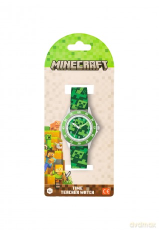 Peers Hardy - Minecraft Creeper Green Printed Strap Quartz Watch