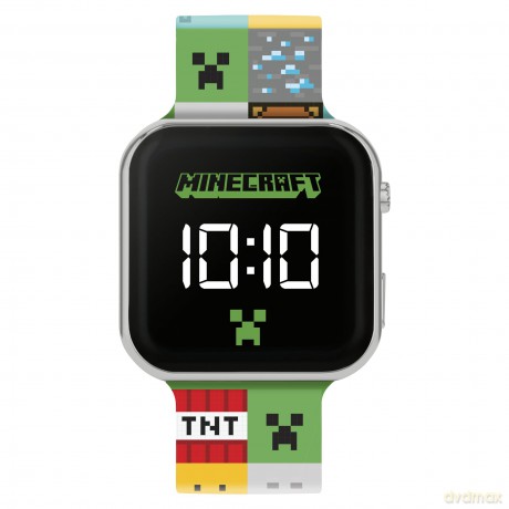 Peers Hardy - Minecraft Printed Led Watch (colour strap)