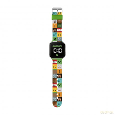 Peers Hardy - Minecraft Printed Led Watch (colour strap)