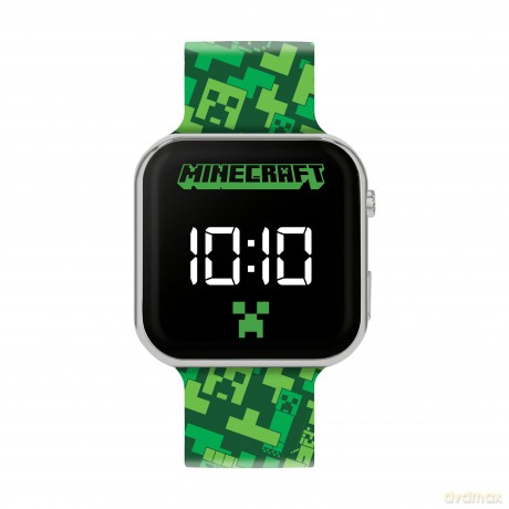 Peers Hardy - Minecraft Printed Led Watch(green strap)