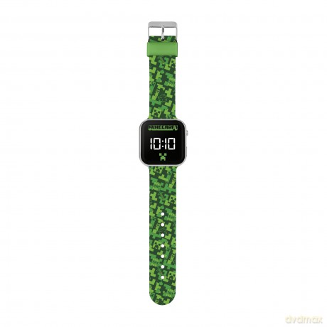 Peers Hardy - Minecraft Printed Led Watch(green strap)