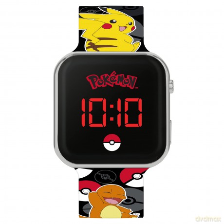 Peers Hardy - Pokémon Black Led Watch With Printed Character Strap