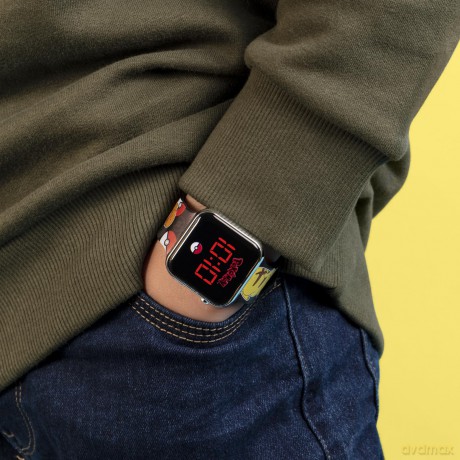 Peers Hardy - Pokémon Black Led Watch With Printed Character Strap