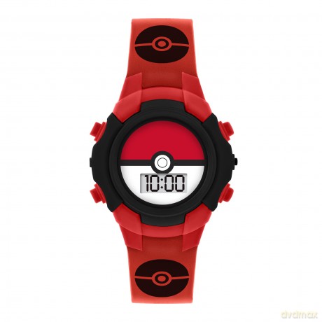 Peers Hardy - Pokémon Character Print And Dial Digital Flashing Watch