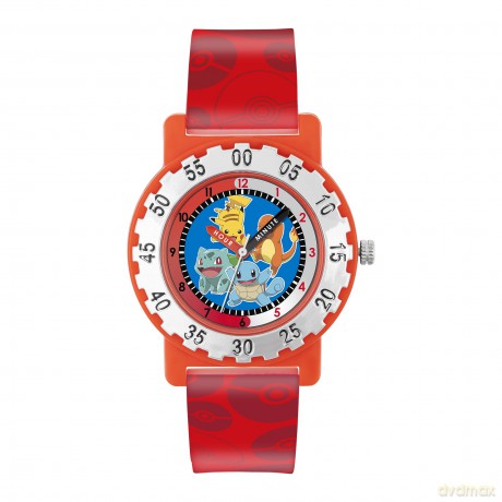 Peers Hardy - Pokémon Red Strap Character Dial Time Teacher Watch