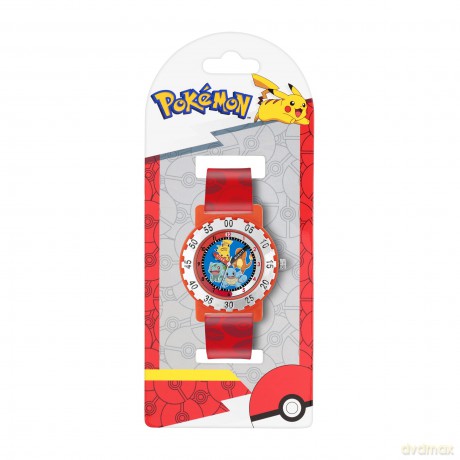 Peers Hardy - Pokémon Red Strap Character Dial Time Teacher Watch