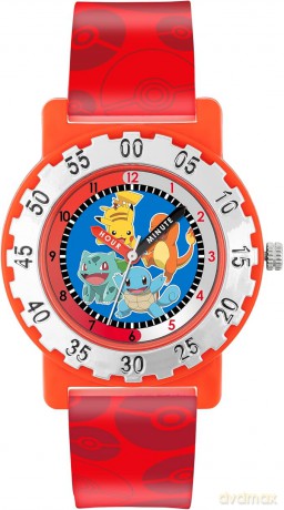 Peers Hardy - Pokémon Red Strap Character Dial Time Teacher Watch