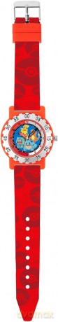 Peers Hardy - Pokémon Red Strap Character Dial Time Teacher Watch
