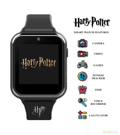 Peers Hardy - Warner Brothers Harry Potter Black Silicone Strap Watch