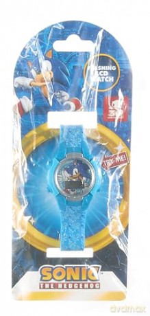 Peers Hardy Flashing Watch Sonic the Hedgehog