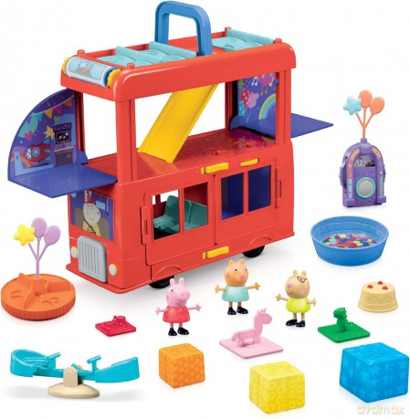 Peppa Pig - Peppa's 2 In 1 Party Bus