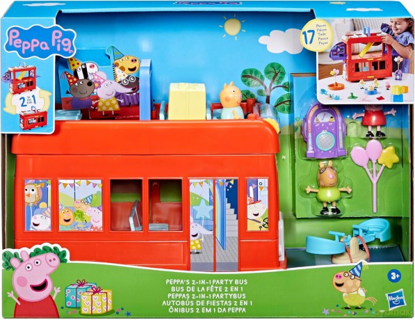 Peppa Pig - Peppa's 2 In 1 Party Bus