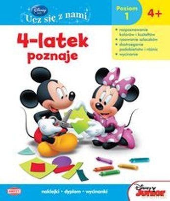 Disney Ucz się z nami.Klub...4-latek poznaje [KSIĄŻKA]