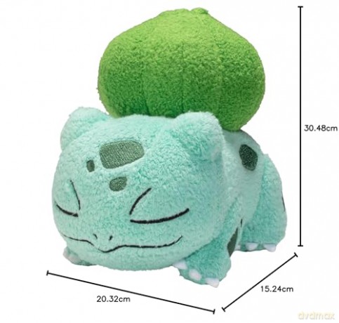 Pokemon - 5 Sleeping Plush3 pack Bulb, Char, Squirtle plush