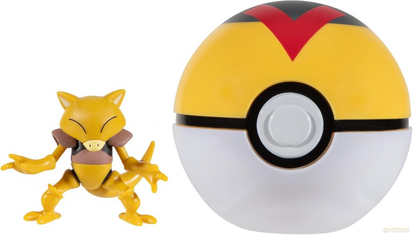 Pokemon - Clip 'n' Go Abra + Level Ball