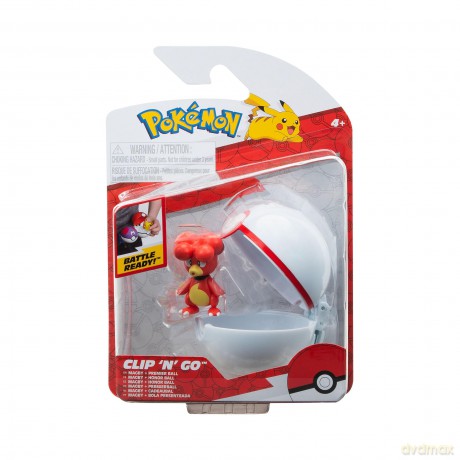 Pokemon - Clip 'n' Go Magby + Premier Ball