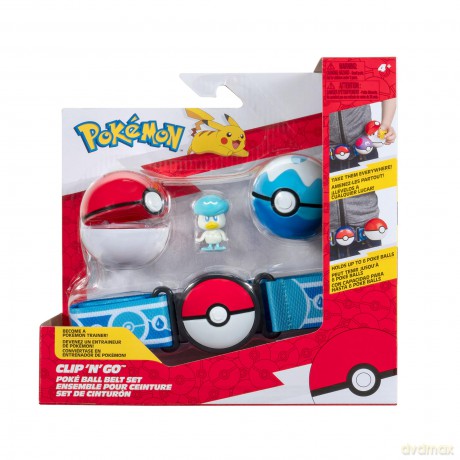 Pokemon - Clip 'n' Go Poke Ball Belt Set (Quaxly)