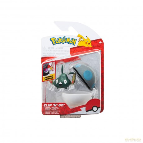 Pokemon - Clip 'n' Go Trubbish + Heavyball