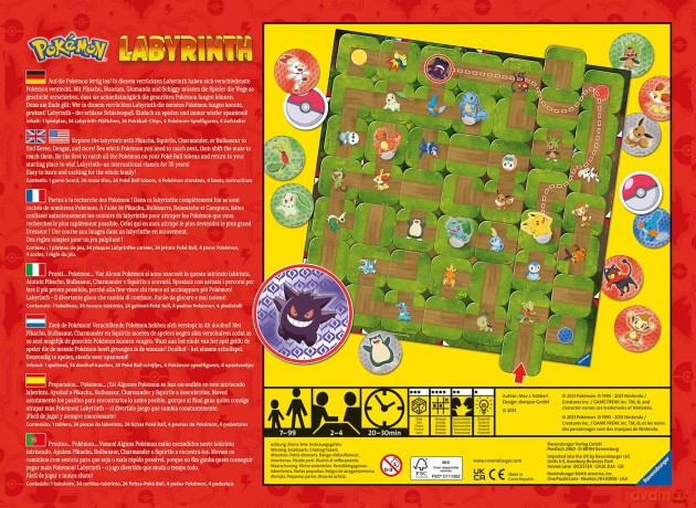 Pokemon Labyrinth [GRA PLANSZOWA]